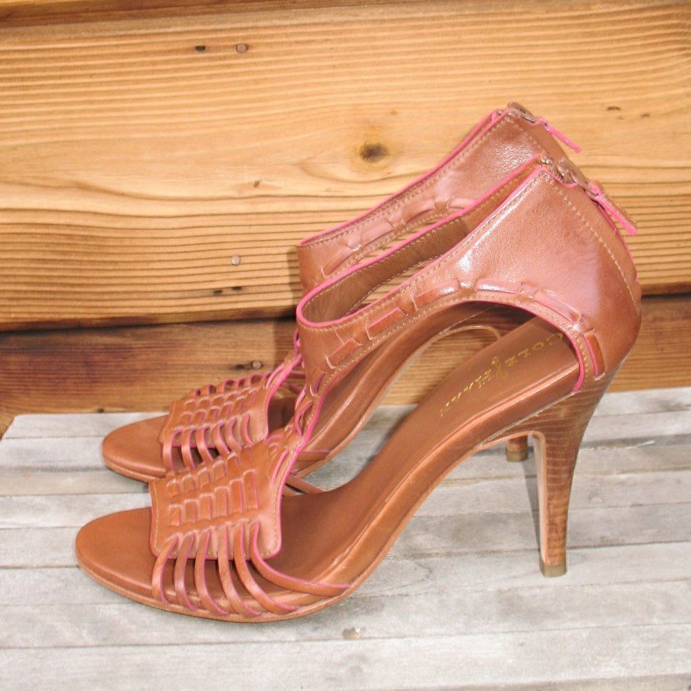 Cole Haan Nike Air Womens 8 Brown Heels